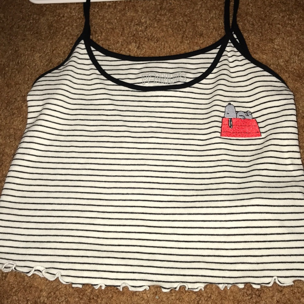 A peanuts shirt with Snoopy. From Forever 21!
